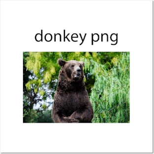 Donkey PNG Posters and Art